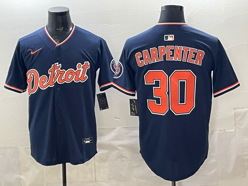 Men Detroit Tigers #30 Carpenter black Nike 2026 MLB Jersey 0402002->->MLB Jersey